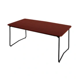 B31 bord mörkröd ek / svart 170x92 cm