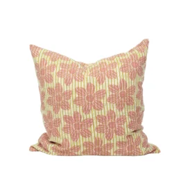 Anemone quiltat kuddfodral rosa 50x50 cm