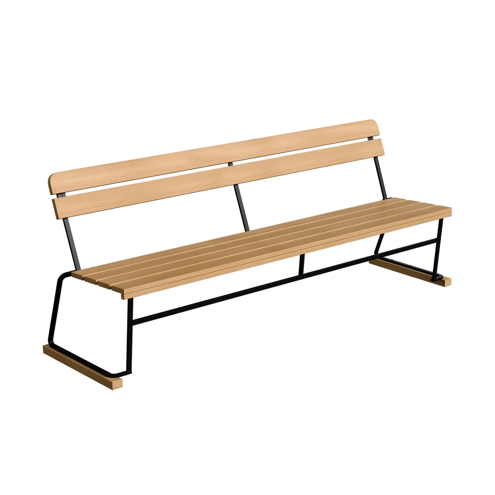 Soffa 5 oljad ek / svart stativ