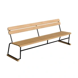 Soffa 5 oljad ek / svart stativ