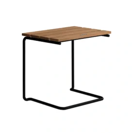 A3 fotpall teak / svart stativ