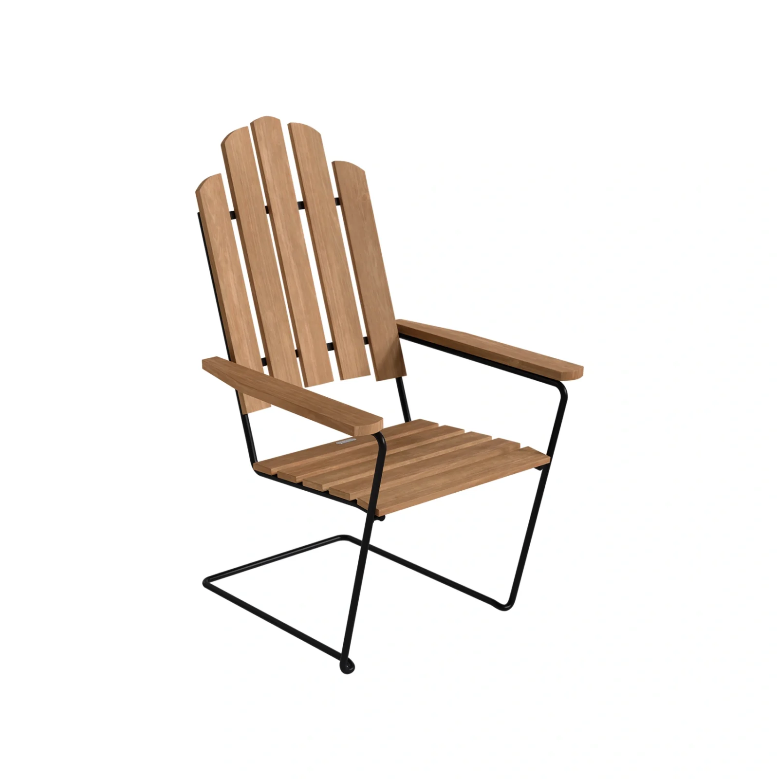 A3 Solstol teak / svart stativ