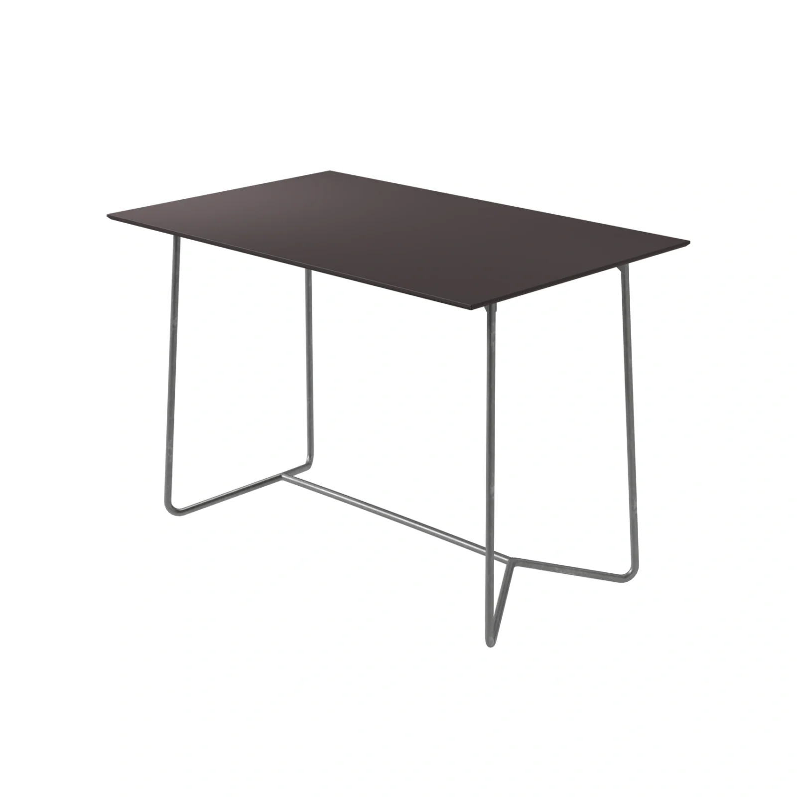 High-Tech bord grafitgrå/varmförzinkat 110x70 cm