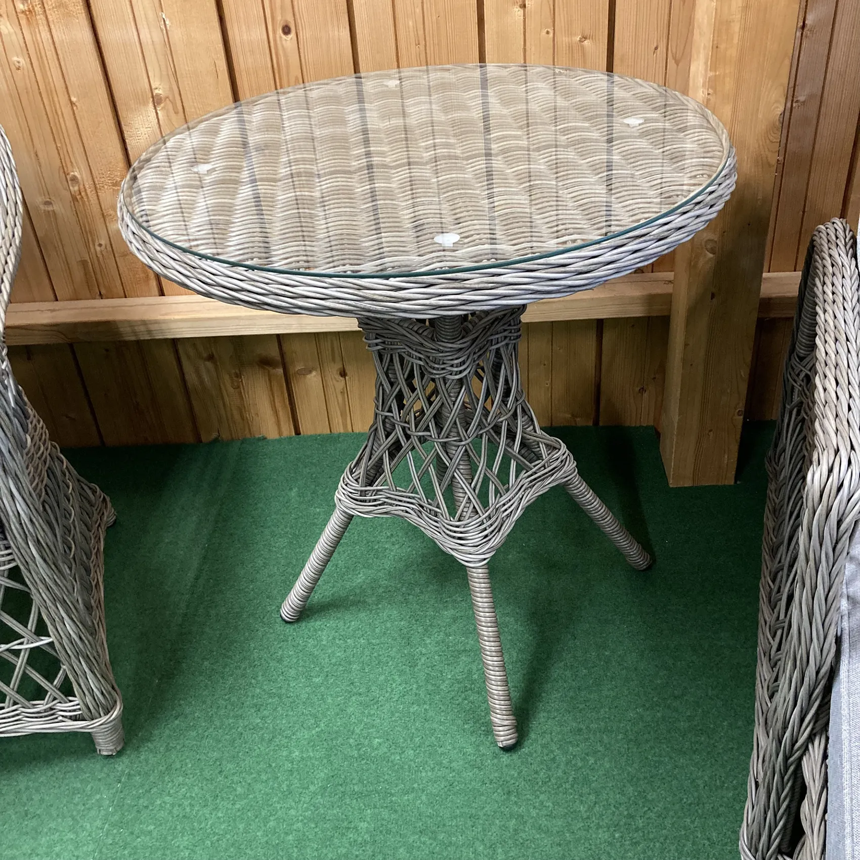 Marienlyst bord - drivved/glas, Ø70 cm