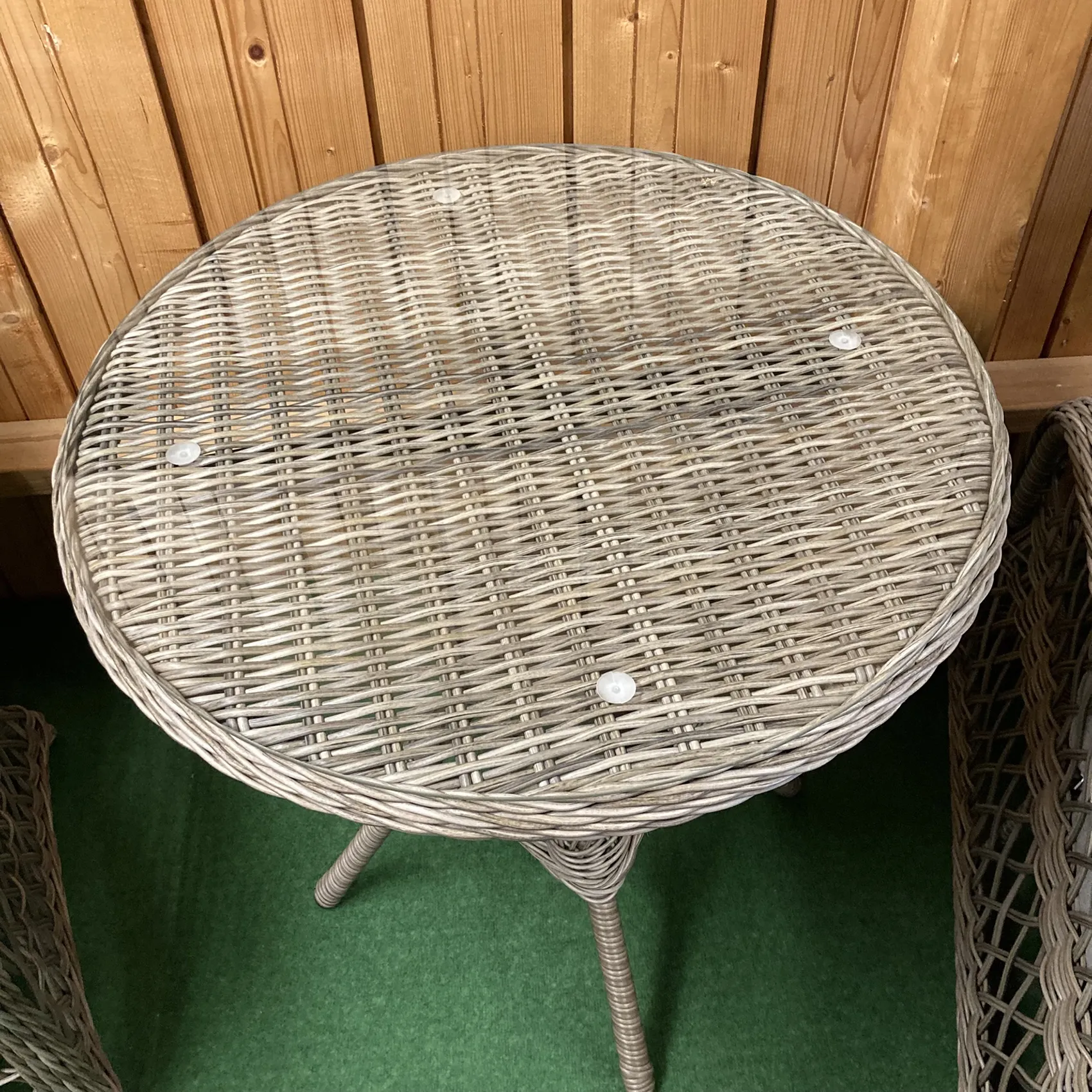 Marienlyst bord - drivved/glas, Ø70 cm