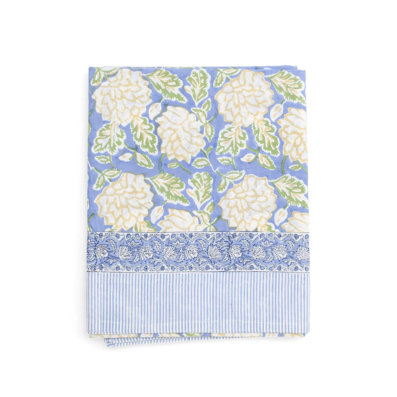 Bordsduk Eko Dahlia - blå/gul, 150x350 cm