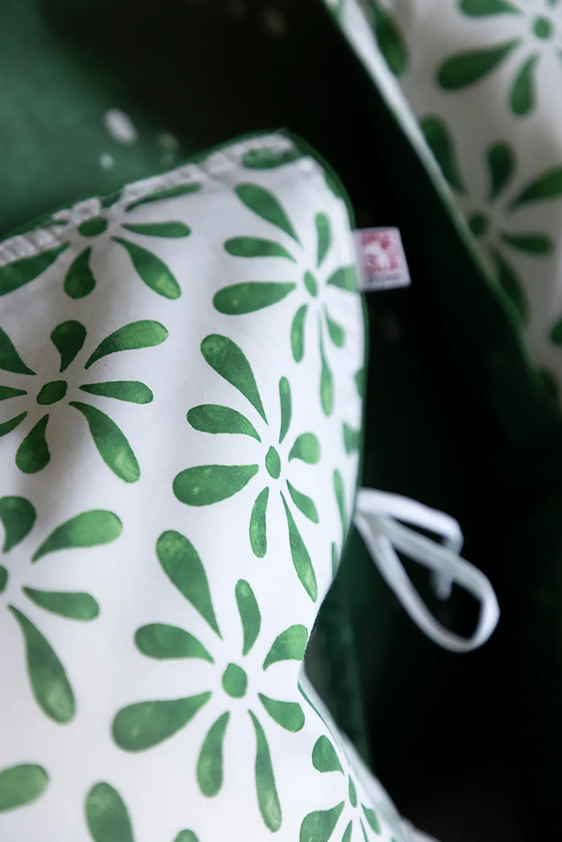 Watercolour örngott grön 50x60 cm