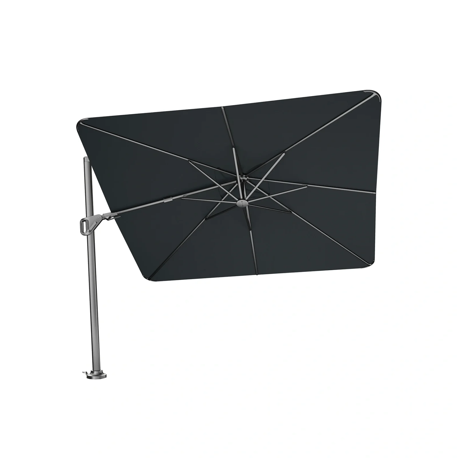 Nexus T² hängparasoll - antracit/faded black, 300x300 cm