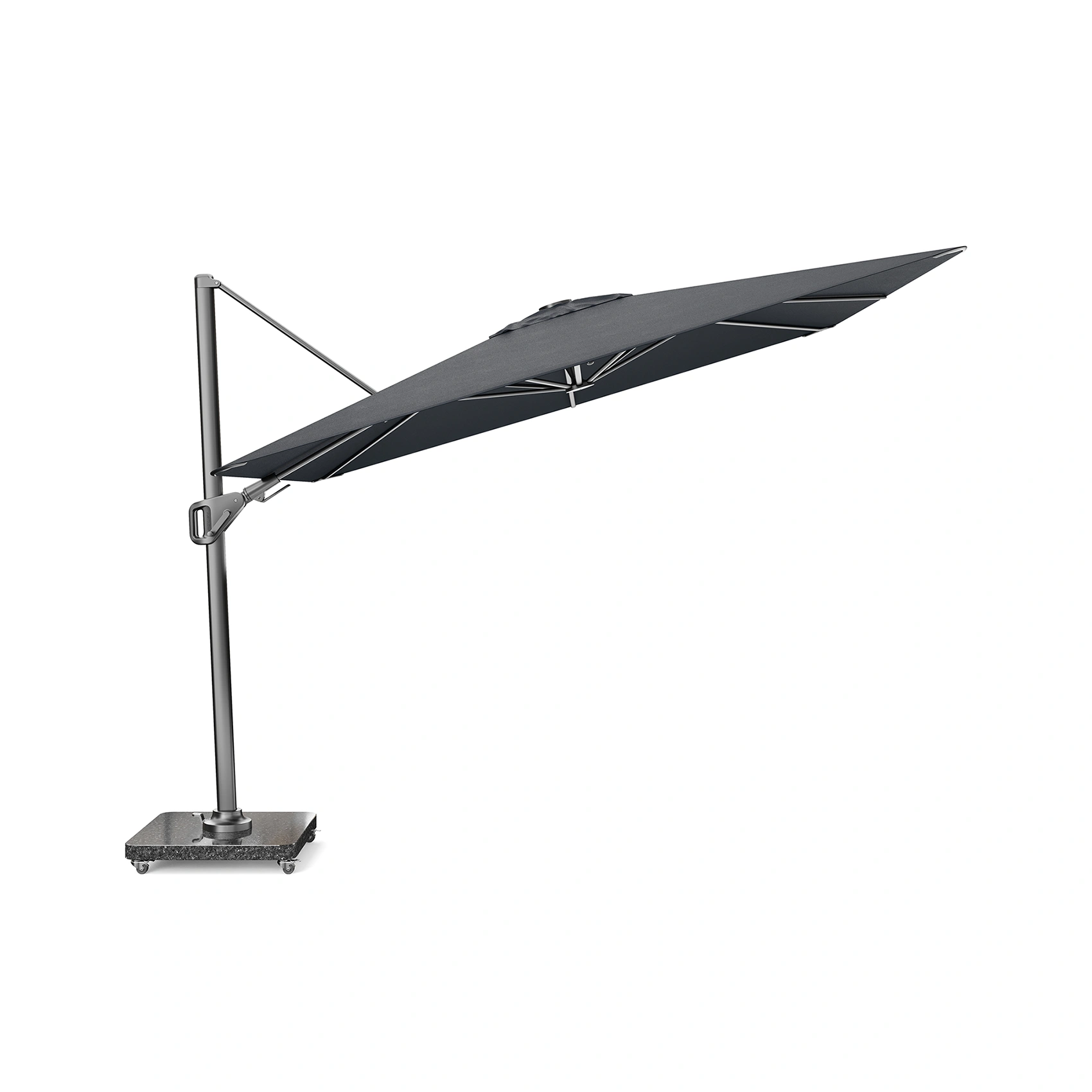 Nexus T² hängparasoll - antracit/faded black, 300x300 cm