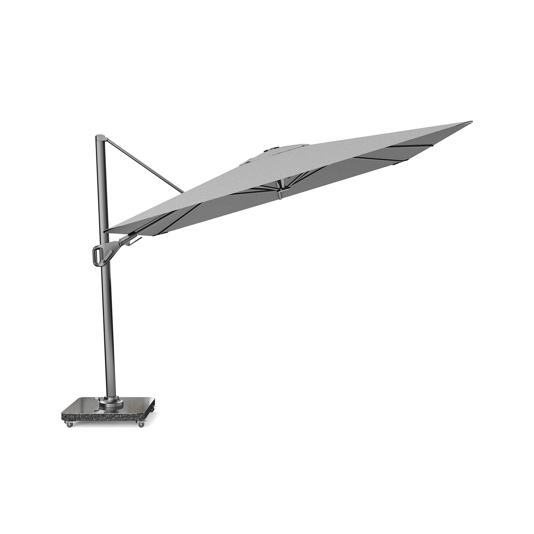 Nexus T² hängparasoll - antracit/manhattan, 300x300 cm