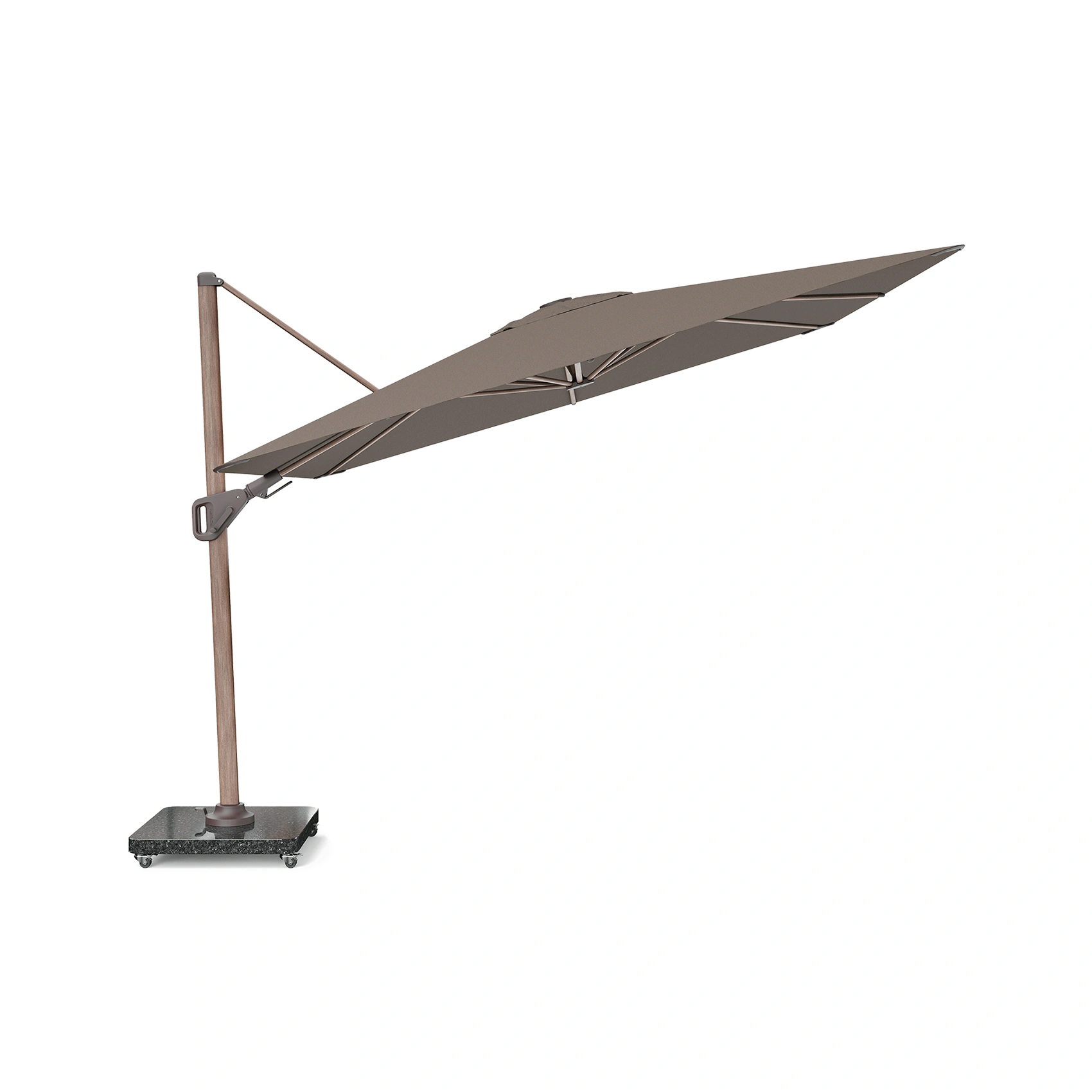 Nexus T² hängparasoll - mocha/havana, 300x300 cm