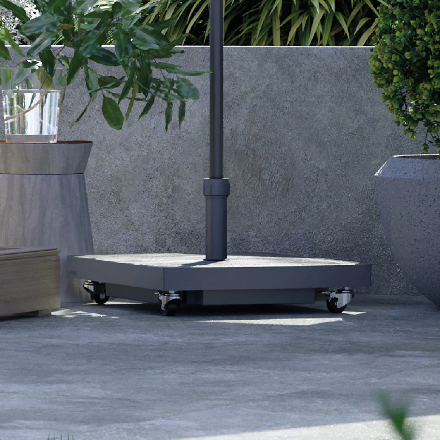 Ceramica parasollfot - antracit, 40 kg