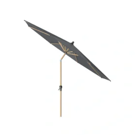 Riva parasoll - teaklook/antracit, Ø300 cm