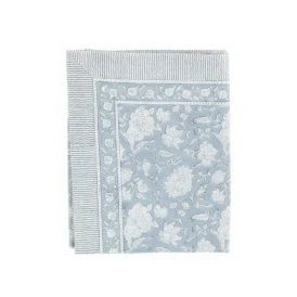 Bordsduk Indian Rose dusty blue, 170x270 cm