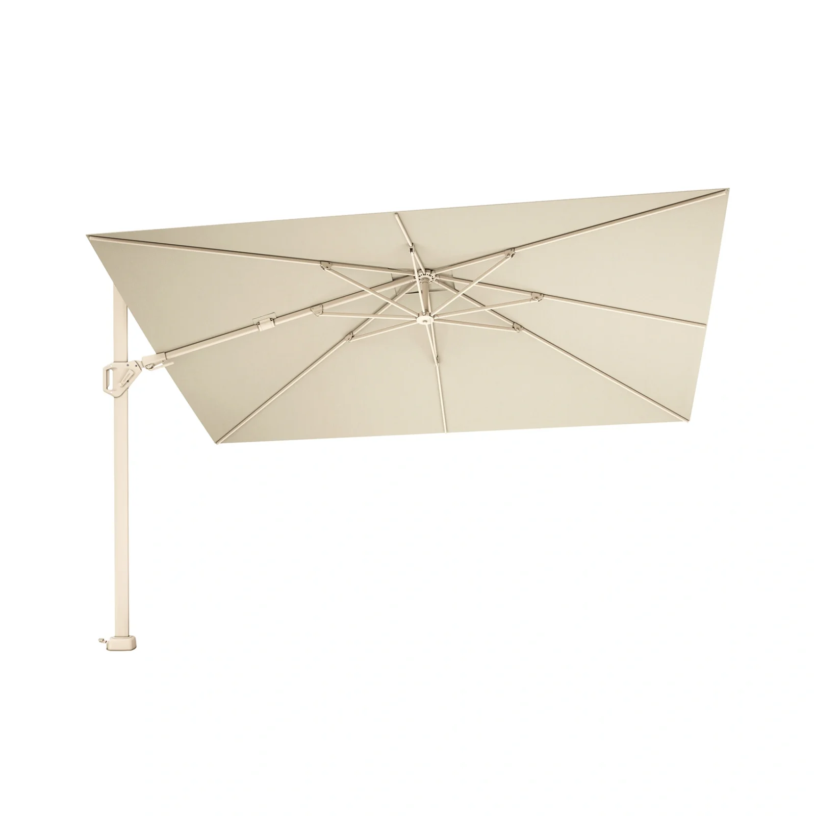 Challenger T² premium hängparasoll - sandstone/champagne, 260x350 cm