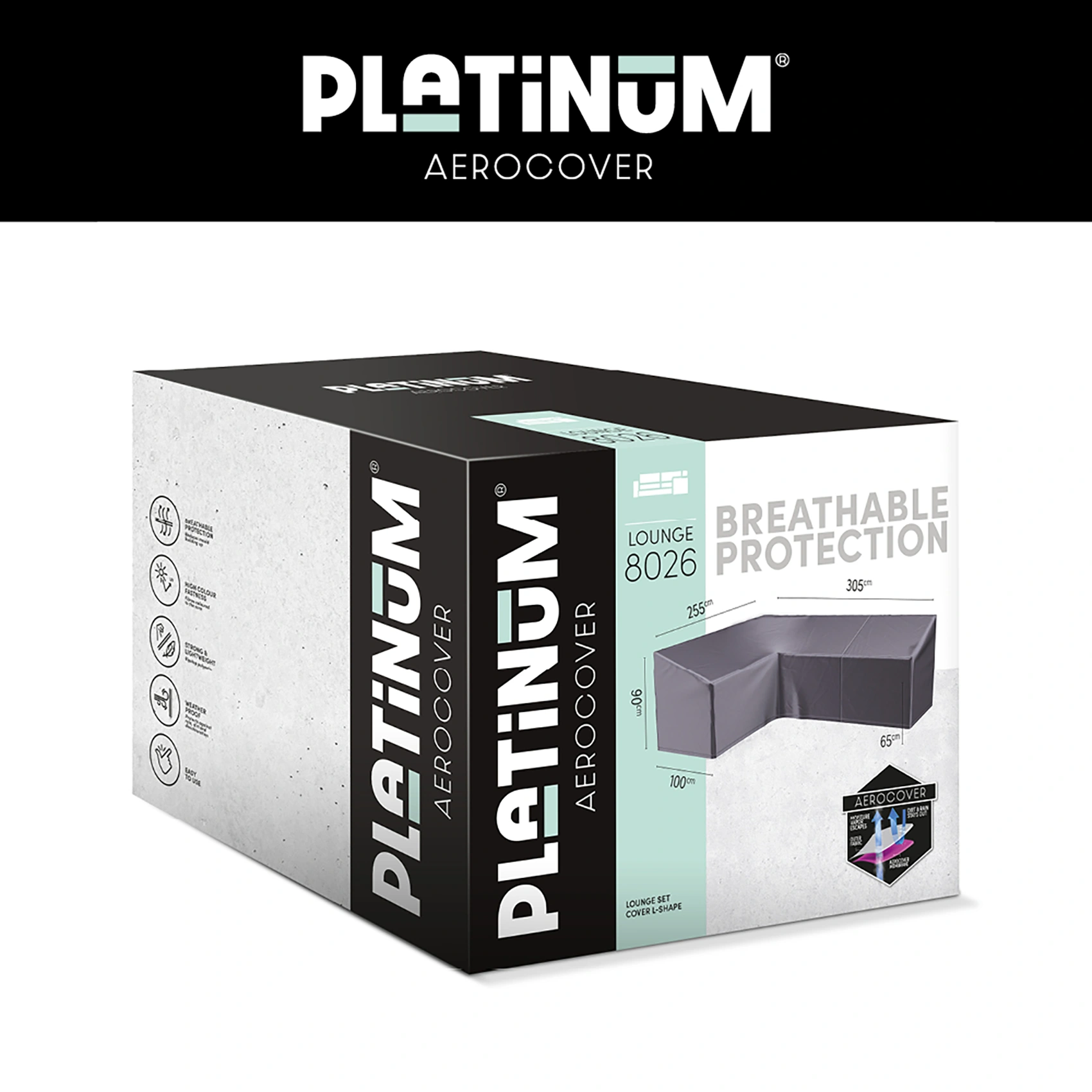 AeroCover hörnsoffskydd modell 8026.