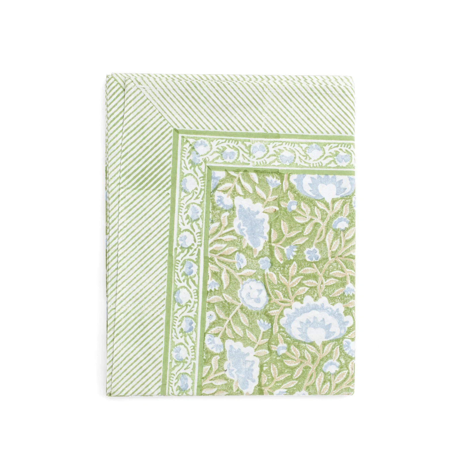 Mathilde bordsduk - grön, 210x210 cm