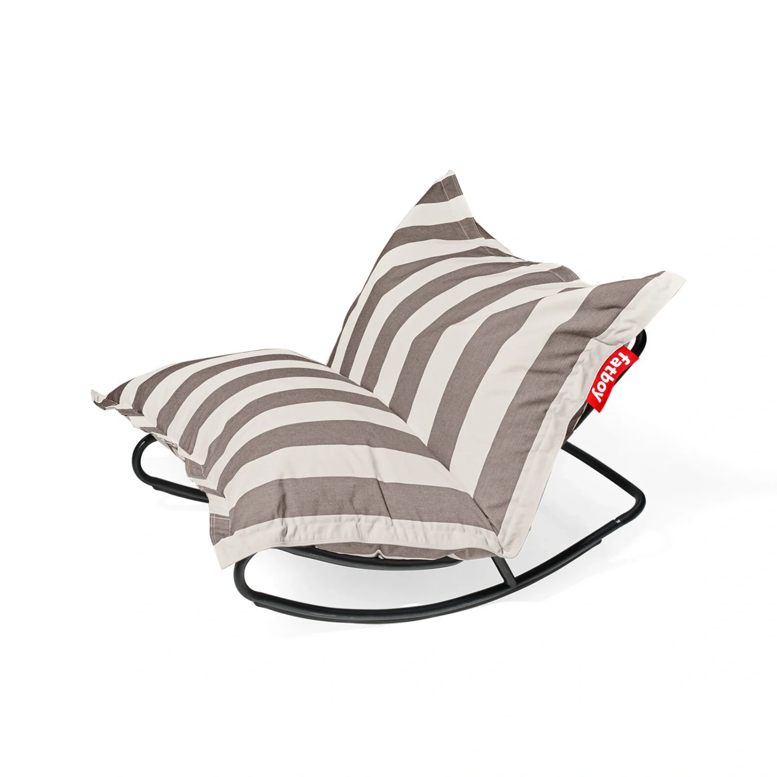 Rock 'n Roll + Original Outdoor gungstol - stripe cacao