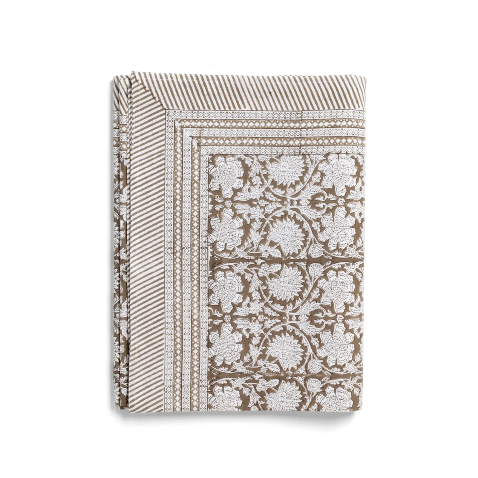 Bordsduk Paradise ljusbrun, 160x160 cm