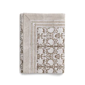 Bordsduk Paradise ljusbrun, 160x160 cm