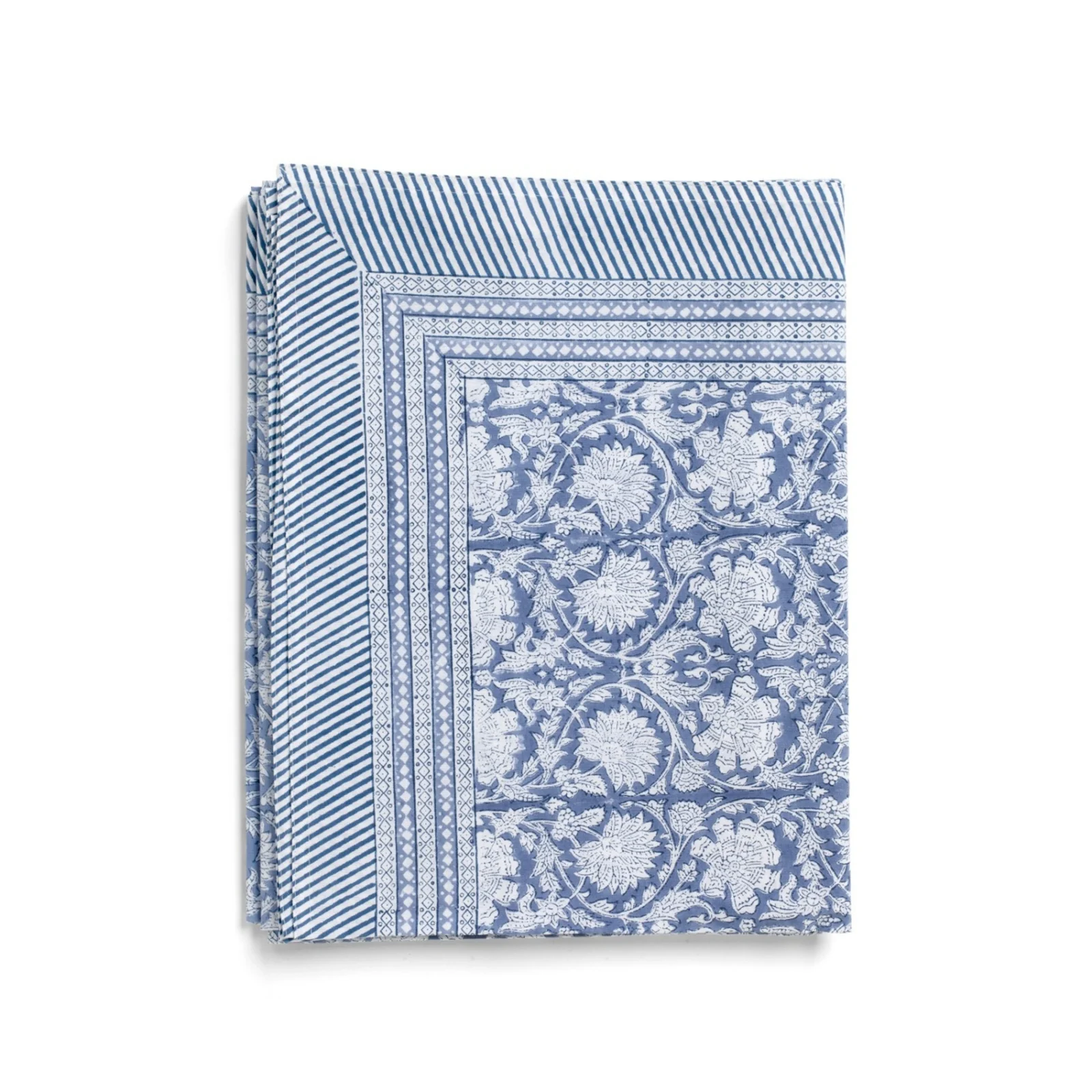 Bordsduk Paradise blåklint, 160x160 cm