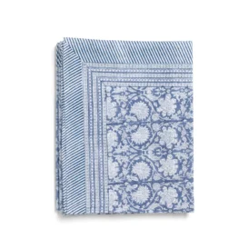 Bordsduk Paradise blåklint, 160x160 cm