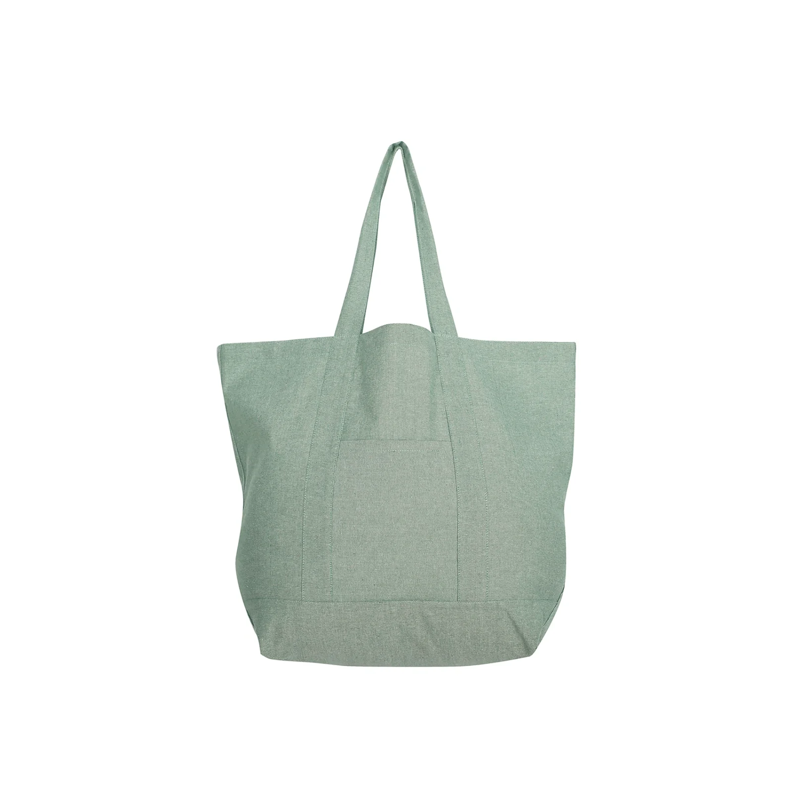 Elin väska återvunnen textil - grön