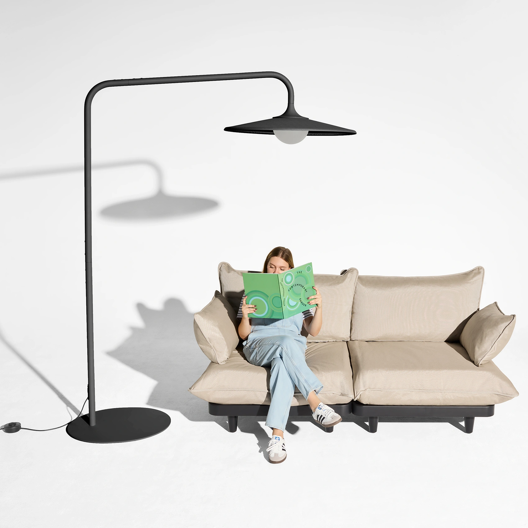 Archigrande golvlampa för utomhusbruk - antracit