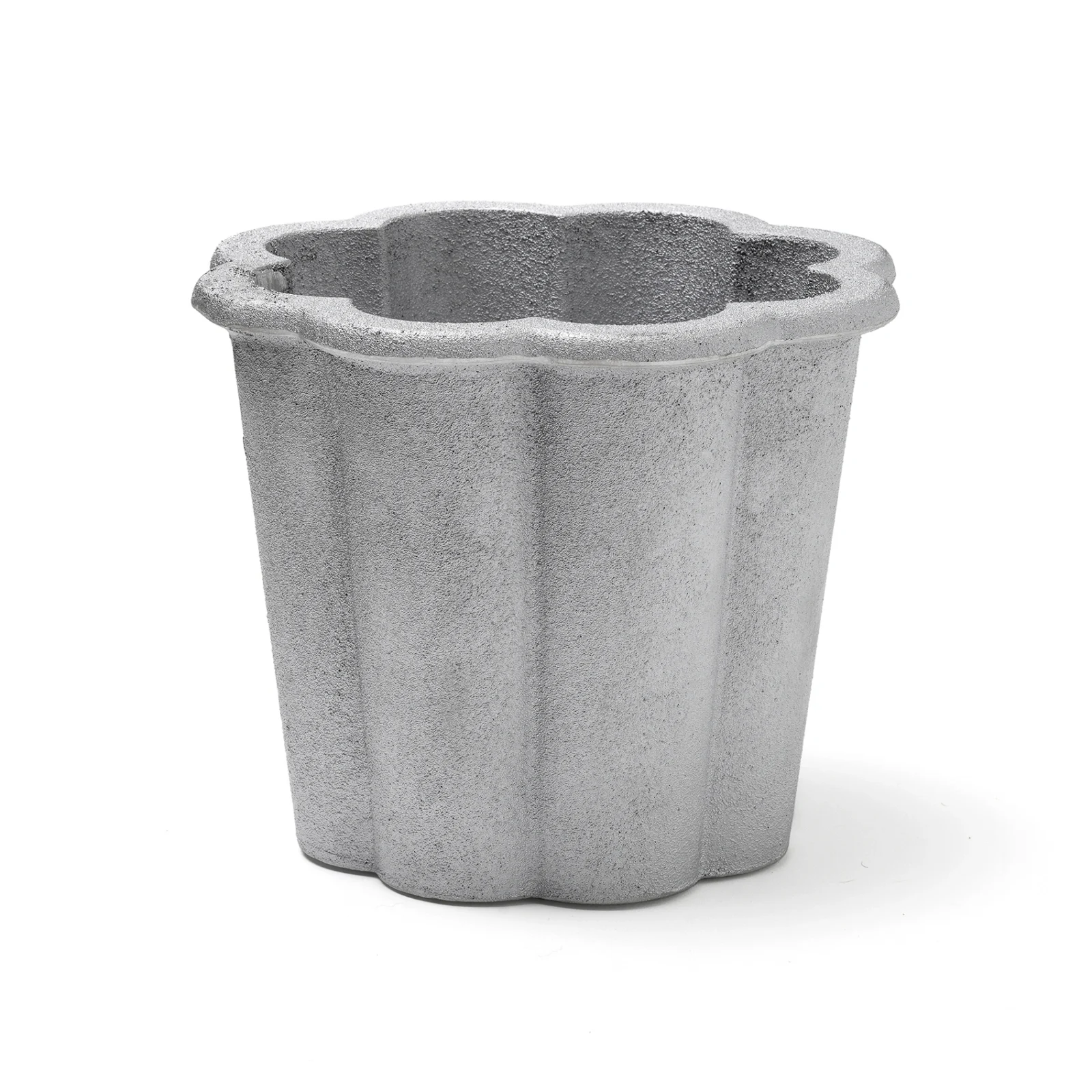 Fjällsippa kruka låg, natur aluminium