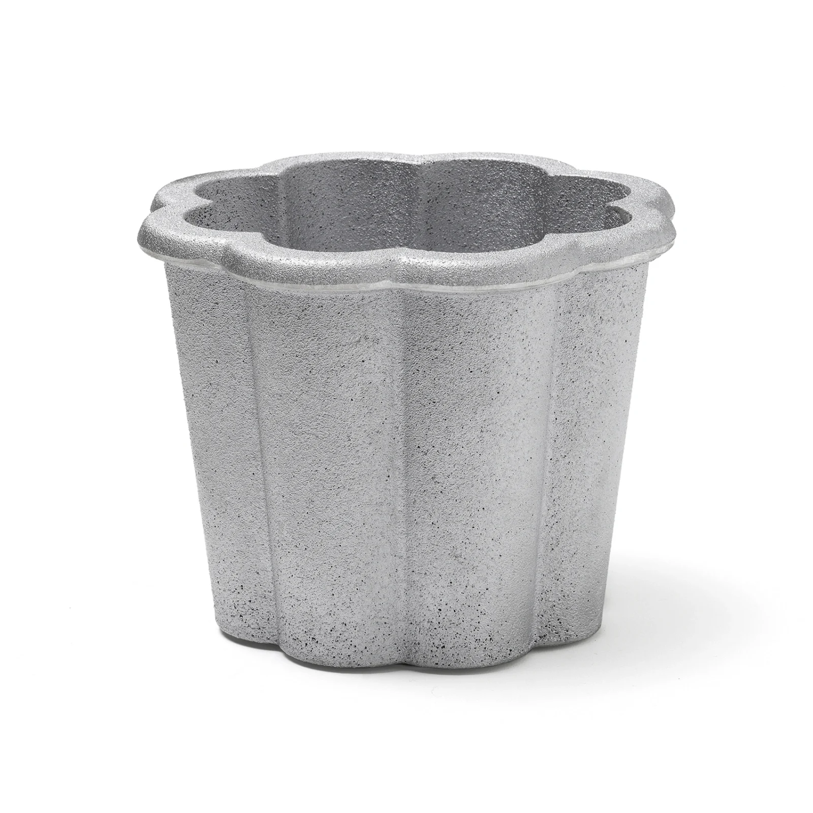 Fjällsippa kruka hög, natur aluminium