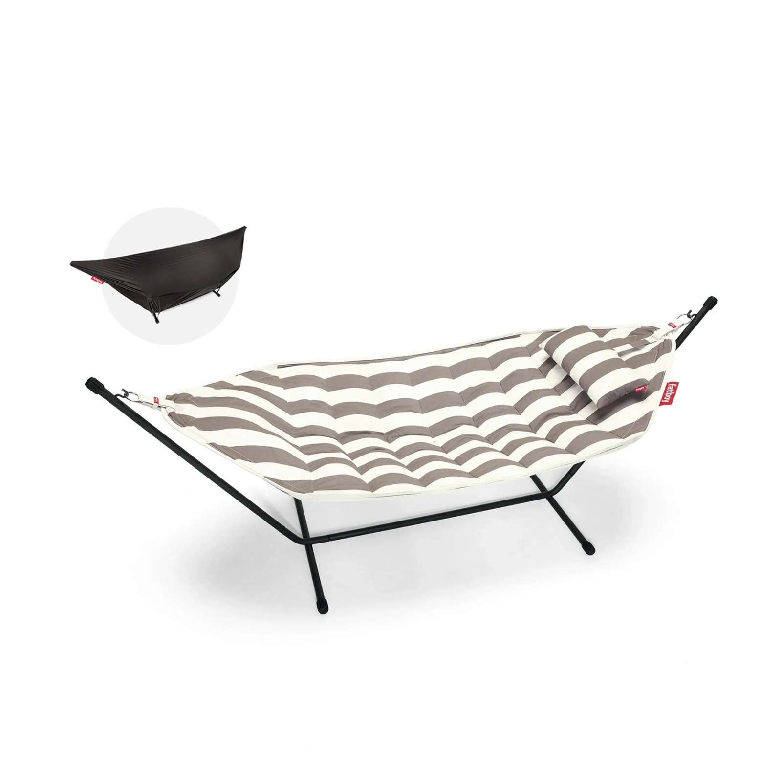 Headdemock Superb Deluxe - stripe cacao / svart