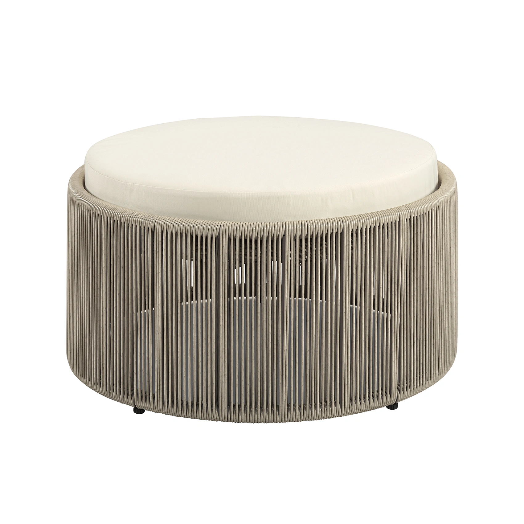 Klädsel till Los Cabos fotpall - trafford beige