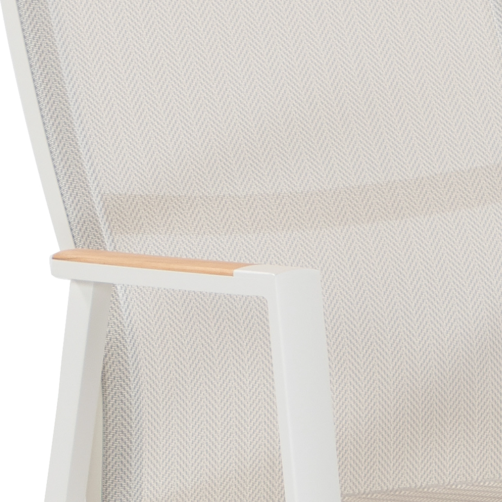 Dallas positionsstol fiskbenstextilen - cream/beige
