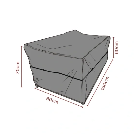 Möbelskydd Andas - soffa, 160 x 80 x H75/60 cm
