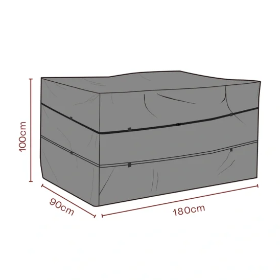 Möbelskydd Andas - dynbox, 185 x 90 x H100 cm
