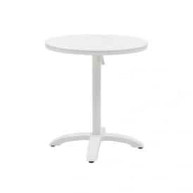Avila cafébord fällbart - vit, Ø70 cm