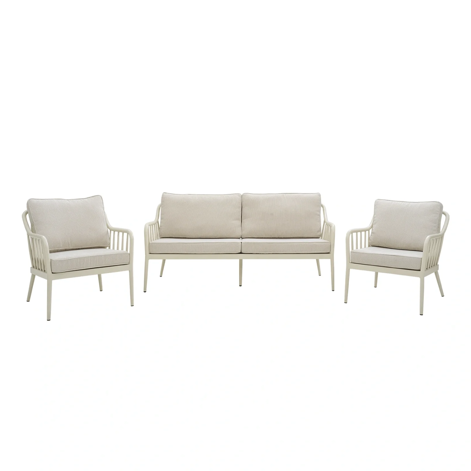 Coleville soffgrupp pärlvit/dot beige