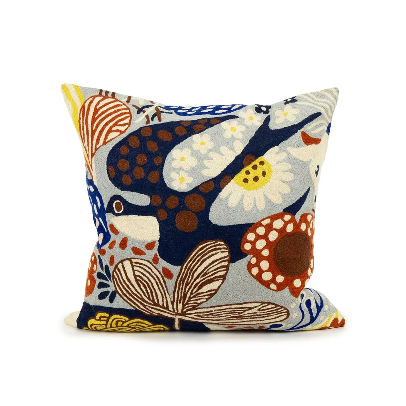 Kashmir Bird kuddfodral - 50x50 cm