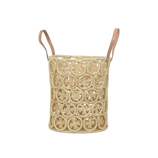 Macrame korg med handtag - small