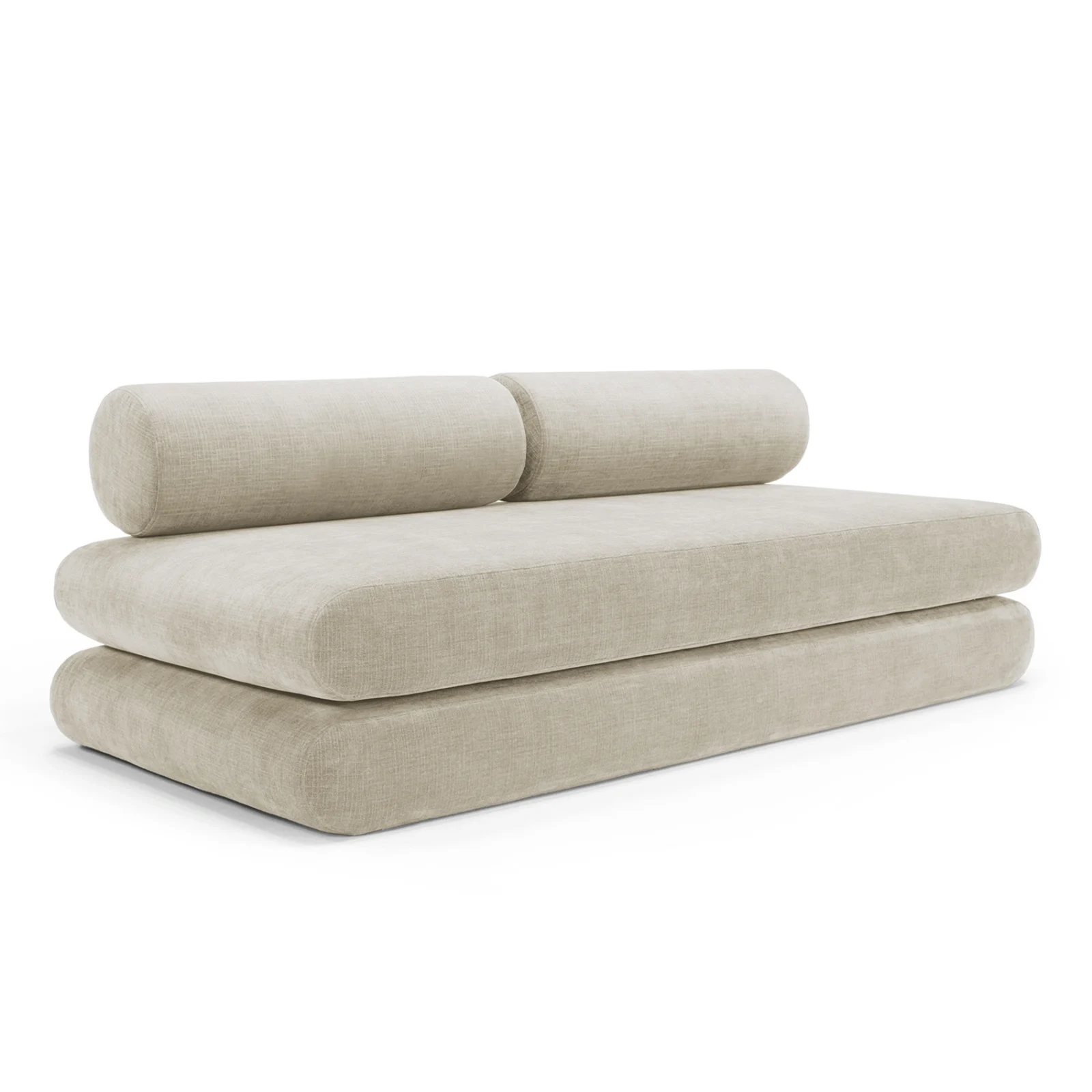 Circlus dagbädd med runda ryggdynor - 410 Esina almond beige