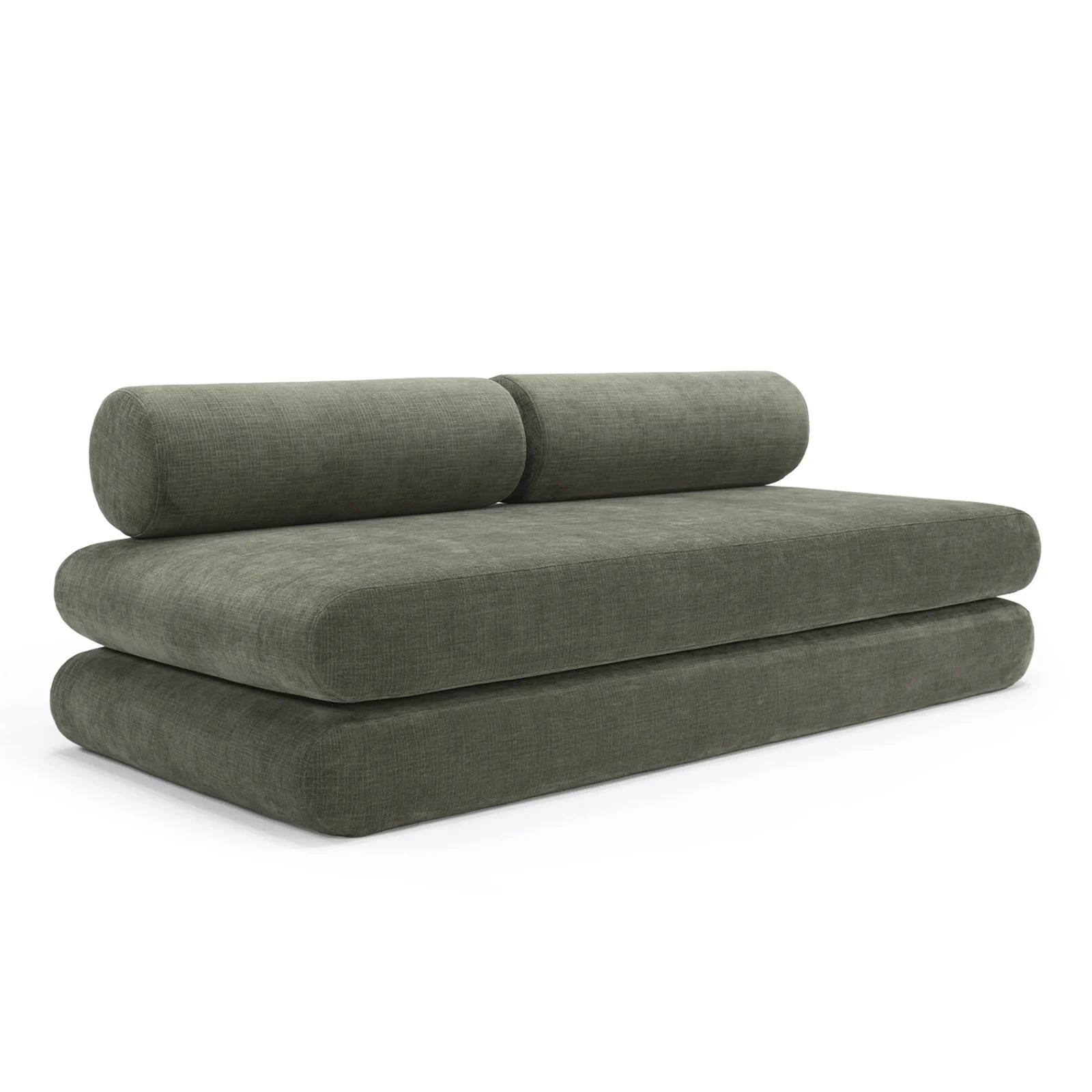 Circlus dagbädd med runda ryggdynor - 413 Esina Olive green