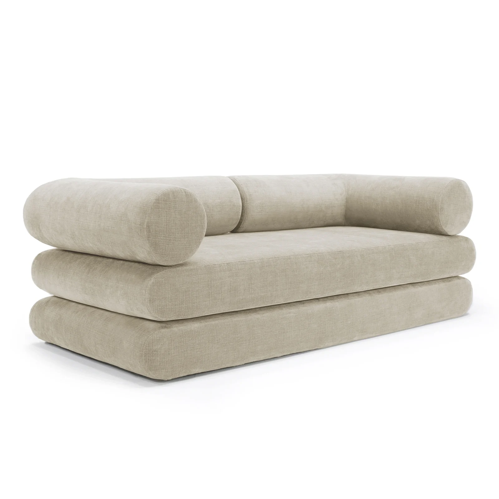 Circlus dagbädd med L-formade dynor - 410 Esina almond beige